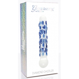 Gode en verre DIAMOND DAZZLER 15 x 3cm 2