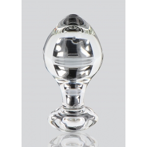 Plug en verre BRILLIANT STAR 8 x 4.5cm | Mega Plaisir
