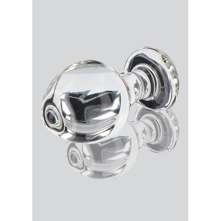 Plug en verre BRILLIANT STAR 8 x 4.5cm | Mega Plaisir