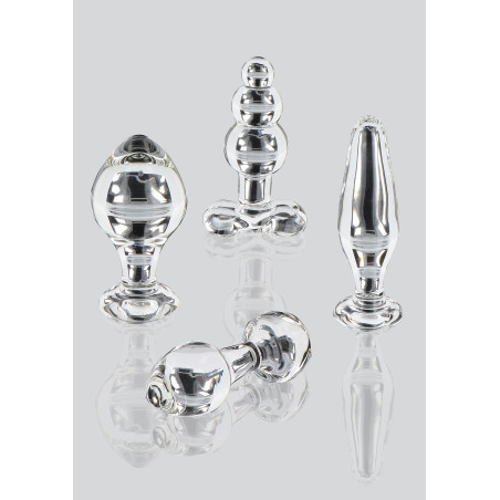 Plug en verre BRILLIANT STAR 8 x 4.5cm | Mega Plaisir
