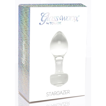 Plug en verre STARGAZER 6 x 3.7 cm | Petit mais Efficace