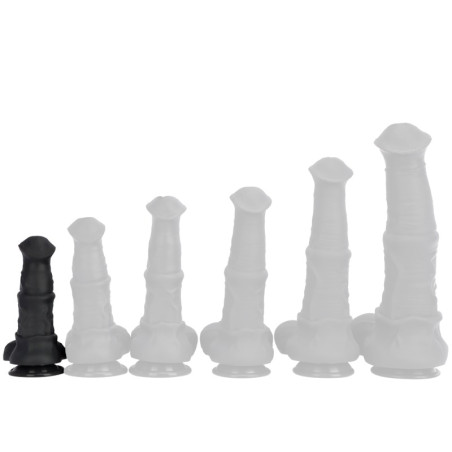 Gode Horse CENTAURA S 14 x 4.5cm Noir