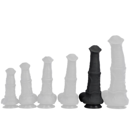 Gode Horse Silicone CENTAURA XXL 23 x 8cm Noir
