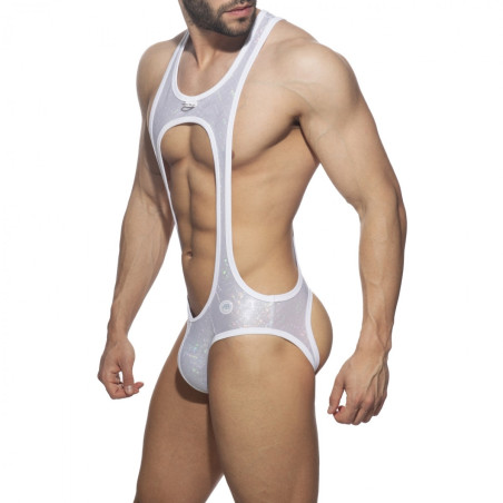 Body GLITTER BOTTOMLESS Blanc