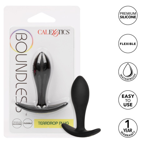 Plug en silicone pour Débutant BEGIN TEARDROP 6 x 2cm
