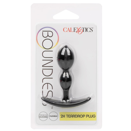 Plug anal en silicone TEARDROP Boundless 7 x 2cm