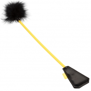 Cravache FEATHER CROP Boundless 50cm Noir-Jaune