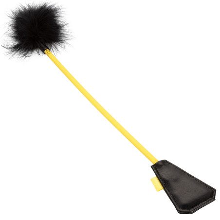 Cravache FEATHER CROP Boundless 50cm Noir-Jaune