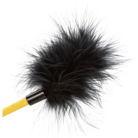 Cravache FEATHER CROP Boundless 50cm Noir-Jaune