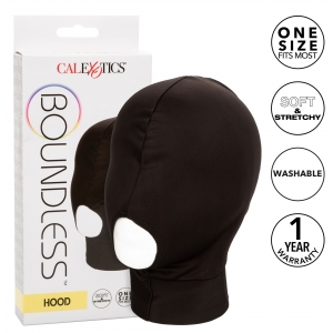 Cagoule HOOD Boundless Noire avec Ouverture Bouche