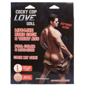 Poupée Gonflable Homme COCKY COP Sexe 13cm