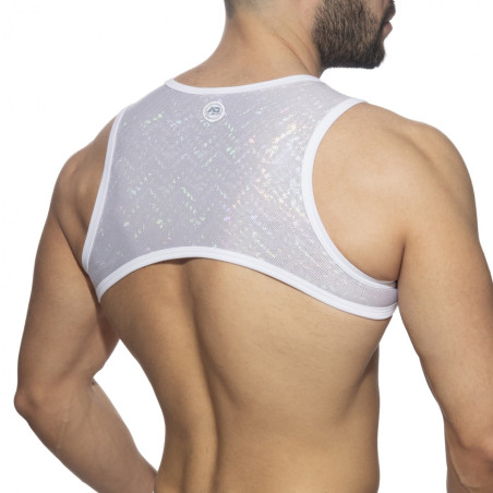 Harnais GLITTER AD Fetish Blanc