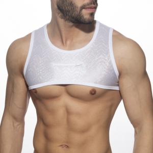 Harnais GLITTER AD Fetish Blanc