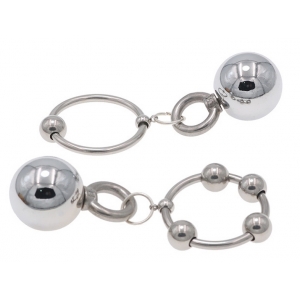 Anneau en métal avec 1 boule WEIGHT HANGER 90g