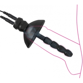 Plug Pénis Électro en silicone SHOCK PEN M de diamètre 8 mm 2