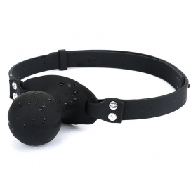 Bâillon-boule d'Électro SHOCK BALL de 5 x 5 cm en Silicone 2