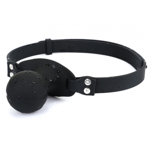 Bâillon-boule d'Électro SHOCK BALL de 5 x 5 cm en Silicone
