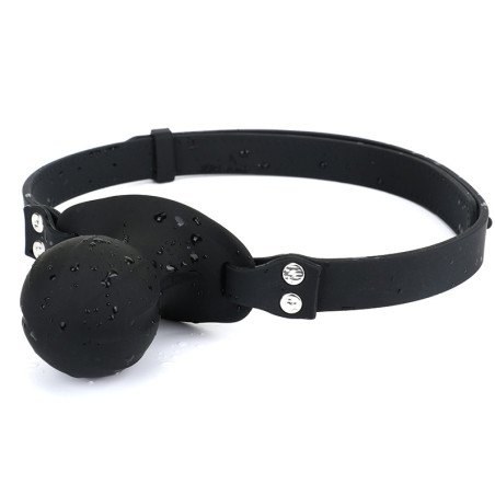 Bâillon-boule d'Électro SHOCK BALL de 5 x 5 cm en Silicone