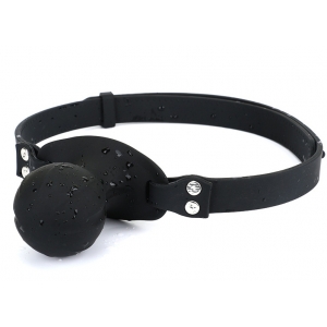 Bâillon-boule d'Électro SHOCK BALL de 5 x 5 cm en Silicone