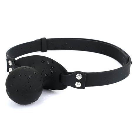 Bâillon-boule d'Électro SHOCK BALL de 5 x 5 cm en Silicone