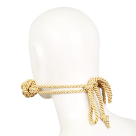 Bâillon Cordage HEMP GAG 12cm