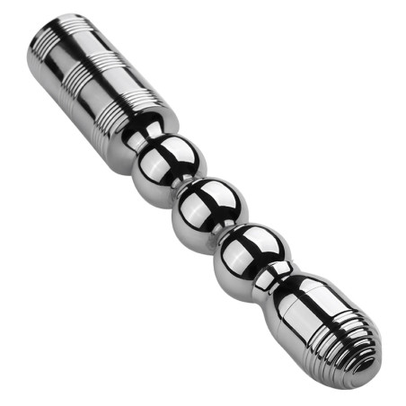 Chapelet anal vibrant Métal VIBRATOR BEADS 15 x 3 cm