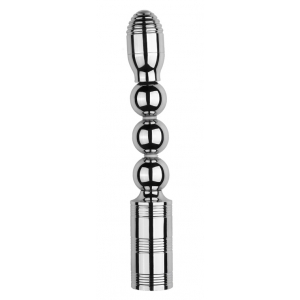 Chapelet anal vibrant Métal VIBRATOR BEADS 15 x 3 cm