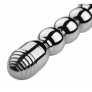 Chapelet anal vibrant Métal VIBRATOR BEADS 15 x 3 cm