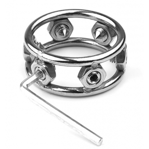 Cockring en métal avec des pics SPIKES STEEL
