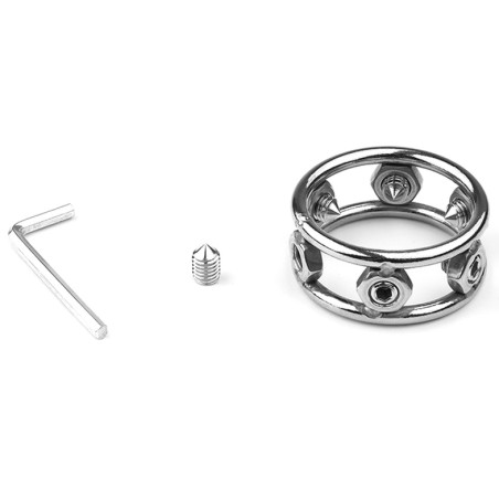 Cockring en métal avec des pics SPIKES STEEL