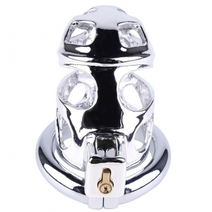Cage de chasteté en métal LOCK LOVE 9 x 3.5cm