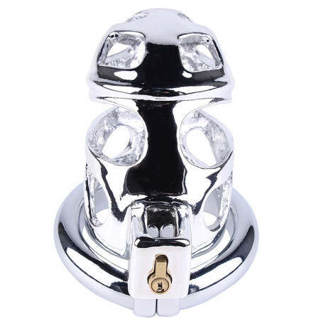 Cage de chasteté en métal LOCK LOVE 9 x 3.5cm