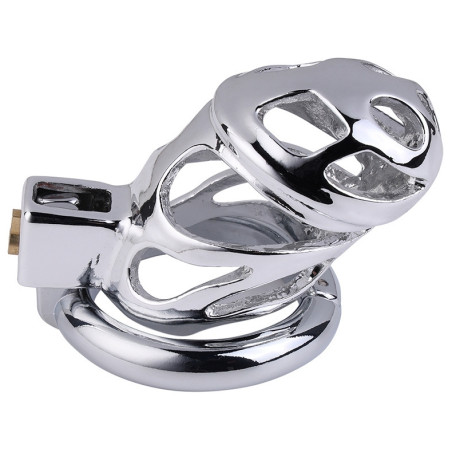 Cage de chasteté en métal LOCK LOVE 9 x 3.5cm