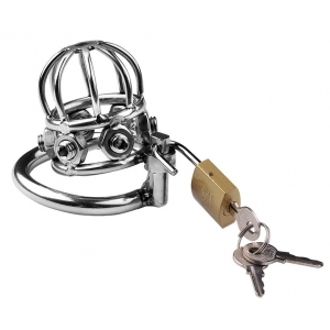 Cage de chasteté en métal SPIKE COCK 6 x 3.2cm