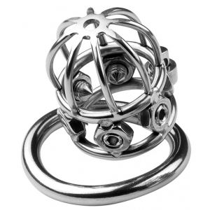 Cage de chasteté en métal SPIKE COCK 6 x 3.2cm