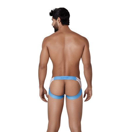 Jockstrap transparent HUNCH Blanc-Bleu