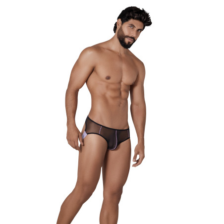 Jockstrap transparent HUNCH Noir-Violet