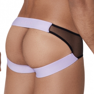 Jockstrap transparent HUNCH Noir-Violet