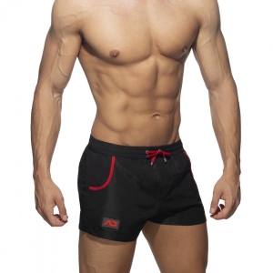 Short de bain RAINBOW TAPE Noir