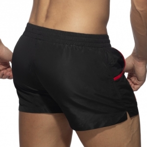 Short de bain RAINBOW TAPE Noir