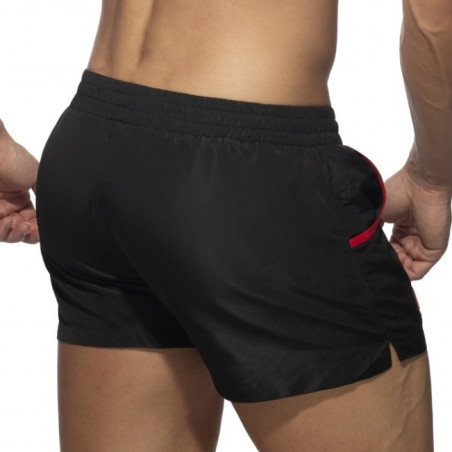 Short de bain RAINBOW TAPE Noir