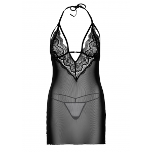 Nuisette + String Strappy Lace Noir