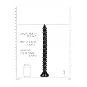 Gode long SCALED ANAL SNAKE 40 cm | Pur phénomène anal
