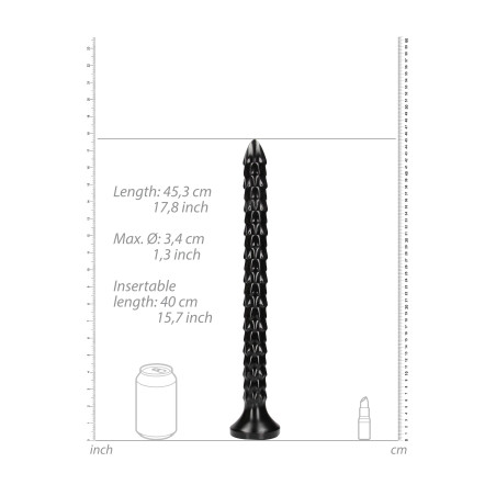 Gode long SCALED ANAL SNAKE 40 cm | Pur phénomène anal