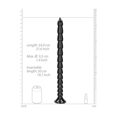 Gode long STACKED ANAL SNAKE 50 cm | Plaisir anal profond