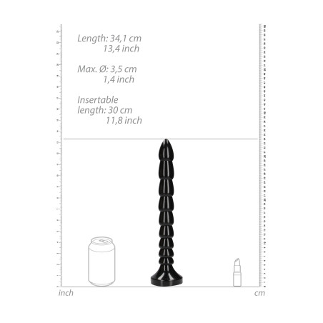 Gode long STACKED ANAL SNAKE 30 cm Version S