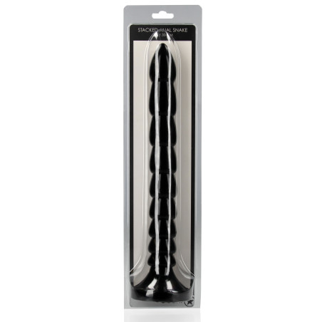 Gode long STACKED ANAL SNAKE 30 cm Version S
