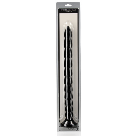 Gode long STACKED ANAL SNAKE 40 cm Taille M