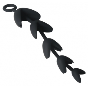 Chapelet Anal PET ASS 25.5 x 6.4cm Noir