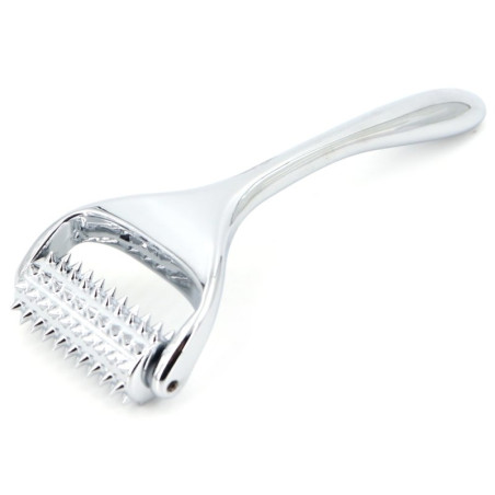 Roulette à picots en métal DERMA SPIKED 13cm